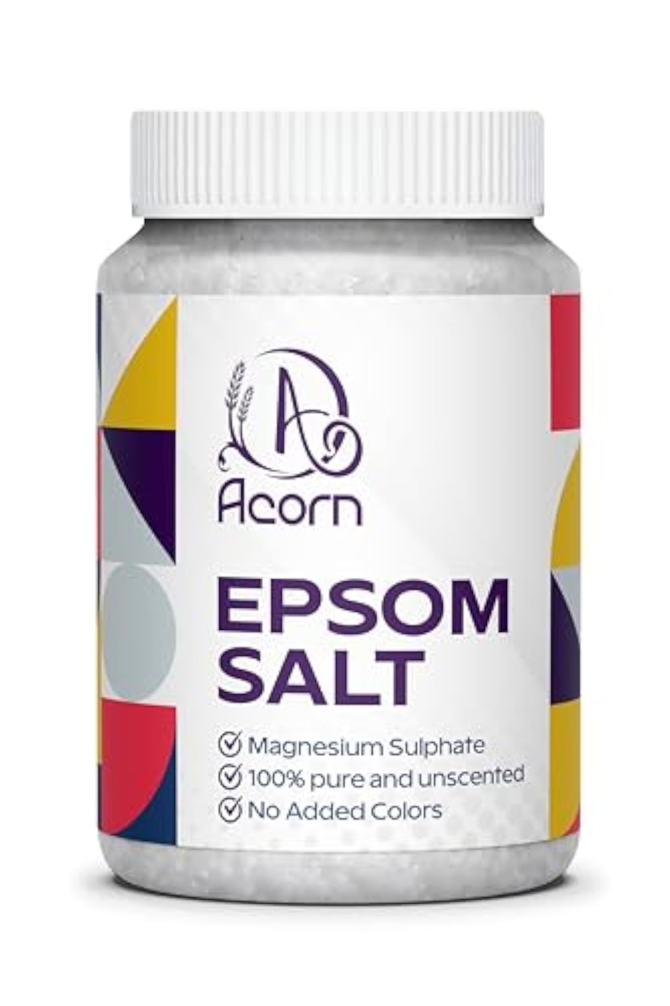 Fast-Acting Epsom Salt 1Kg for Pain Relief and Relaxation